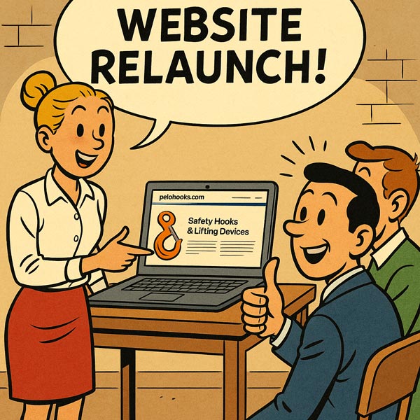 Illustration of people happy about pejos relaunched website